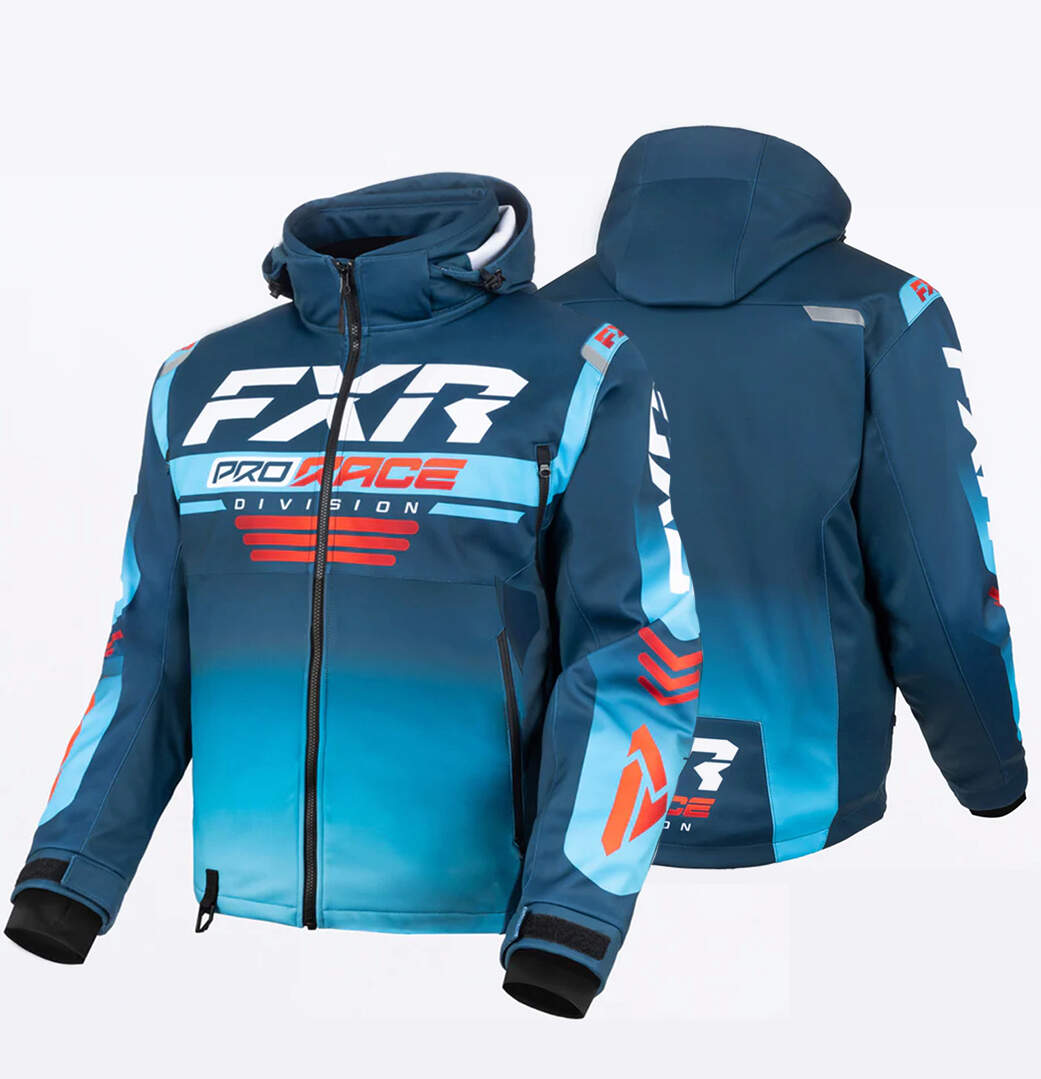 Куртка для снегохода FXR RRX №2 blue (текстиль) (XXL)